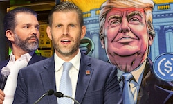 Trumps Söhne Donald Trump Jr. und Eric sind groß im Geschäft mit Kryptowährungen, aber auch ...