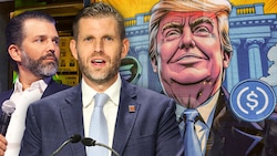 Trumps Söhne Donald Trump Jr. und Eric sind groß im Geschäft mit Kryptowährungen, aber auch ...