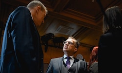 ÖVP-Klububmann August Wöginger beim Prozess in Linz, der mit einer Diversion endete. 