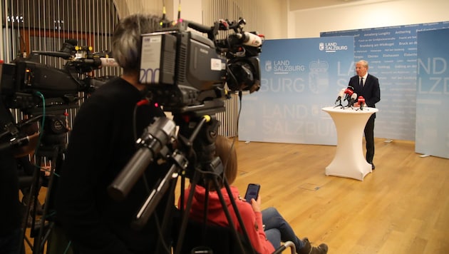 Das Medienzentrum organisiert unter anderem die Pressekonferenzen für die Landesregierung.