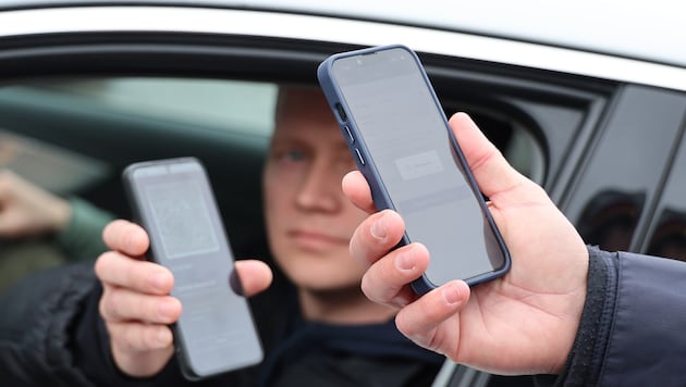 Der digitale Führerschein ist im Kommen, der Lenker in Linz hatte aber einfach ein Foto der ...