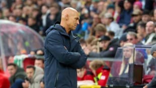 Red Bull Salzburgs Trainer Thomas Letsch.