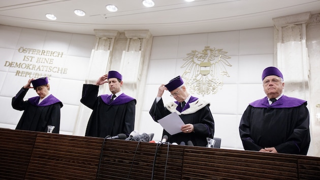 Der Verfassungsgerichtshof ist eine der wichtigsten demokratischen Institutionen. Eine Kärntner ...