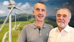 „Mehr Respekt gegenüber dem alpinen Raum“ mahnen Roland Stierle (re.) und Wolfgang Schnabl von ...