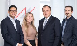 Die Chefetage der Kurie: Eduardo Maldonado-González, Lisa Leutgeb, Dieter Kölle und Benjamin ...