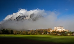 Nebel zieht auf über Trautenfels: Ab 1. Jänner ist das Schloss zwei Tage die Woche geschlossen.