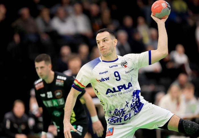 Hard-Kapitän Ante Tokic fordert vollsten Einsatz von seinem Team.