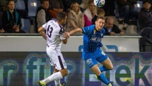 Im August 2023 stand Andy Heraf als Bregenz-Trainer, an der Seitenlinie, Amstetten-Stürmer ...