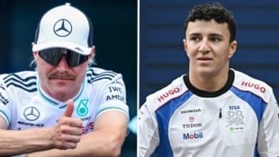 Valtteri Bottas und Isack Hadjar