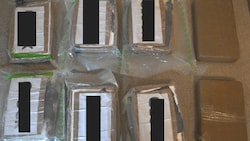 Die Polizei konnte rund neun Kilo Kokain sicherstellen.