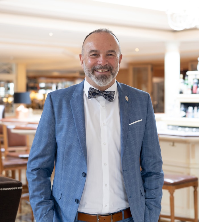 Geschäfts- führer Peter Prisching freut sich über die gute Auslastung und bleibt optimistisch.