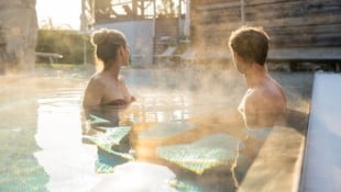 Gäste schätzen den Komfort in der Therme nicht nur bei sommerlichem Wetter.