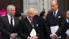 Prinz Andrew soll von König Charles und Prinz William in die Enge getrieben worden sein: Der ...