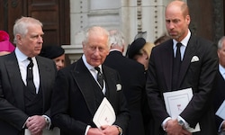Prinz Andrew soll von König Charles und Prinz William in die Enge getrieben worden sein: Der ...