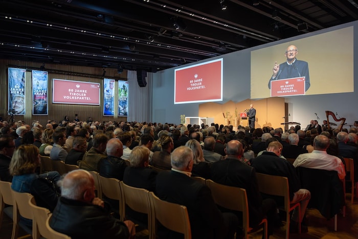 Die ÖVP Tirol lud in das Congresszentrum in Alpbach.