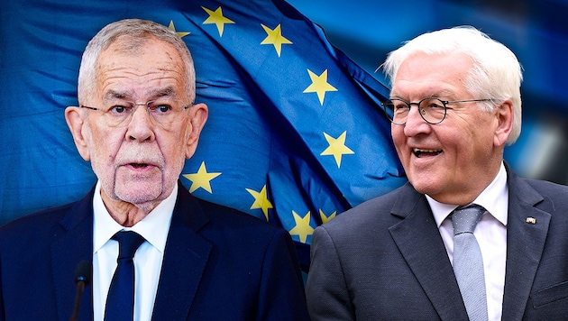In der „Krone“ appellieren Alexander Van der Bellen und Frank-Walter Steinmeier gemeinsam an die ...