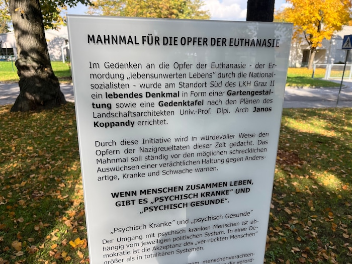 Gedenken an die Opfer.