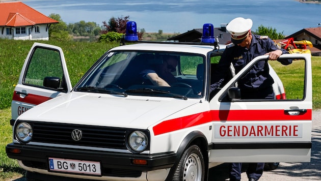 Die Autos der Gendarmerie verschwanden rasch.