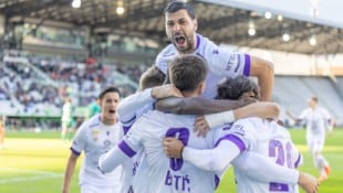 Riesenjubel bei der Wiener Austria