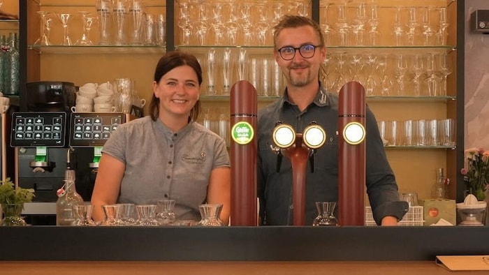Stefanie und Christoph Fuchsberger, „Zsommspü“ in Saalfelden.