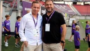 Im Sommer kam Mario Brkljaca (li.) als Sportchef nach Klagenfurt.