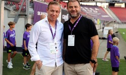Im Sommer kam Mario Brkljaca (li.) als Sportchef nach Klagenfurt.