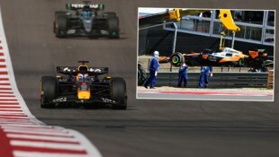 Max Verstappen holt sich den Sprint-Sieg in Austin. Beide McLaren schieden aus.