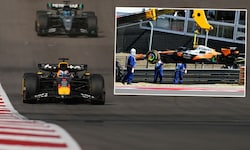 Max Verstappen holt sich den Sprint-Sieg in Austin. Beide McLaren schieden aus.