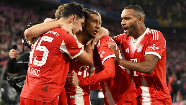 Jubilation at FC Bayern