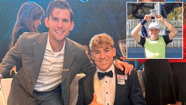 Zwei US Open-Sieger unter sich: Maximilian Taucher traf jüngst bei der Lotterien-Sporthilfe-Gala ...