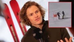 Lucas Braathen hat beim Training in Sölden Riesenglück gehabt …