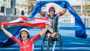 Thomas Frühwirth (gr. Bild) und Franz-Josef Lässer jubelten über WM-Gold!
