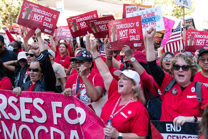 Von New York bis Texas: In den USA hat es erneut Massenproteste gegen Präsident Donald Trump und ...