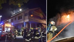 Rund 120 Einsatzkräfte waren vor Ort.