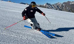 Claudio Andreatta steht seit zwei Wochen wieder auf seinen Skiern.
