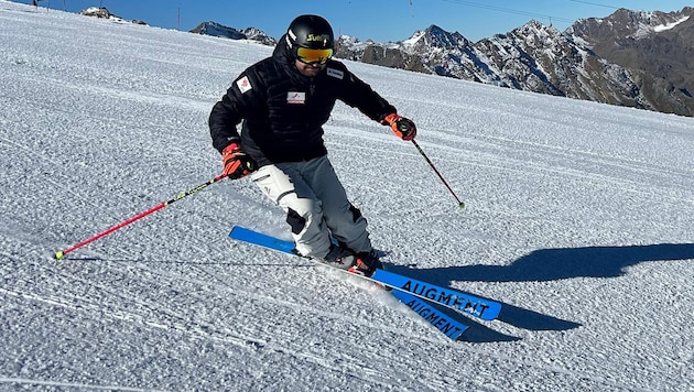 Claudio Andreatta steht seit zwei Wochen wieder auf seinen Skiern.