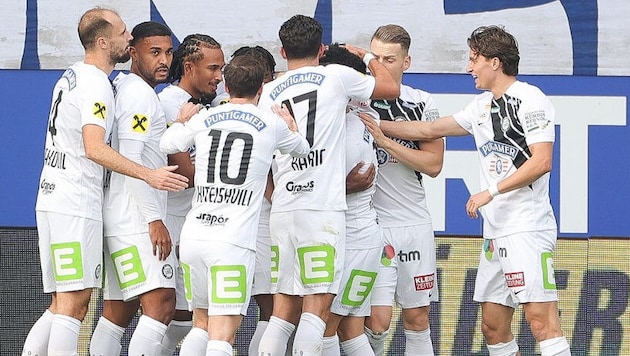 Der Jubel der Sturm-Kicker