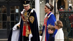 Prinz William und Prinzessin Kate bei der Krönung von König Charles – bei seiner eigenen Krönung ...