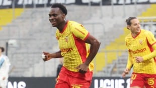 Die Freude von Siegtorschütze Samson Baidoo