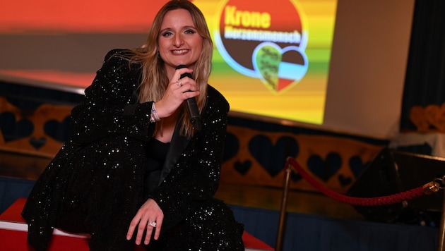 Julia Steen begeisterte bei der Gala mit ihrem neuen Song „Tornado“.