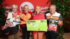Ulrich Mattersberger (zweiter von links) wurde vergangenes Jahr umringt von seinen Liebsten als ...