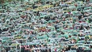 Die Rapid-Fans waren schon einmal besser gelaunt.