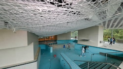 Mit einem Sicherungsnetz konnte zumindest im Winter 2024 aufgesperrt werden.