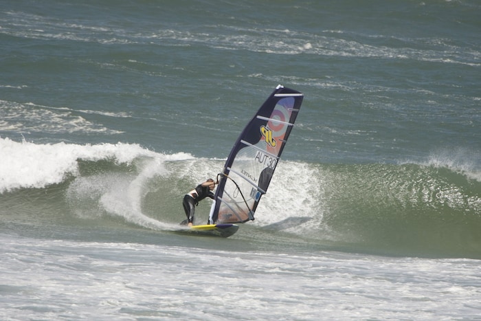 Markus Pöltenstein war Weltmeister im Windsurfen.