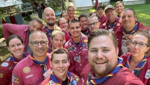 Die Pfadfinder aus Mattersburg.