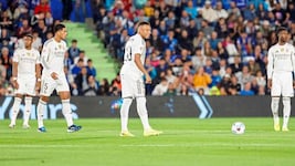 Real Madrid (mit David Alaba ganz links) mühte sich zur Rückeroberung der Tabellenführung.