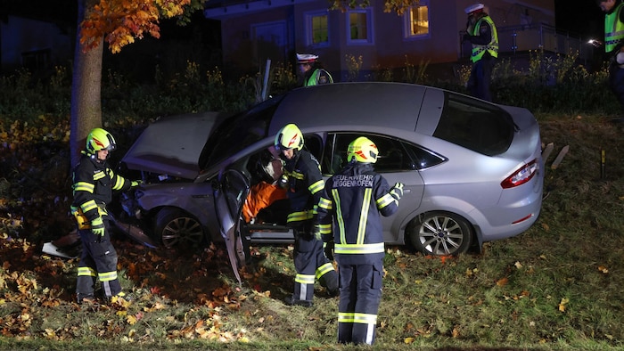 So sah es an der Unfallstelle aus.