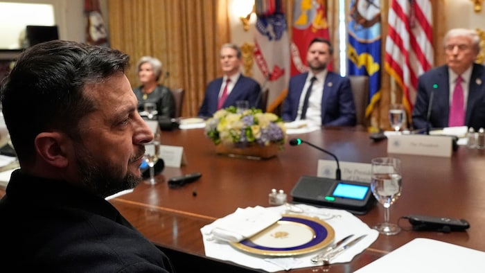 Der ukrainische Präsident Selenskyj kam mit seinen Anliegen bei Trump offenbar nicht durch.