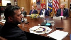 Der ukrainische Präsident Selenskyj kam mit seinen Anliegen bei Trump offenbar nicht durch.