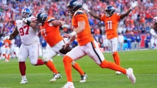 Bo Nix lief zu zwei Touchdowns.